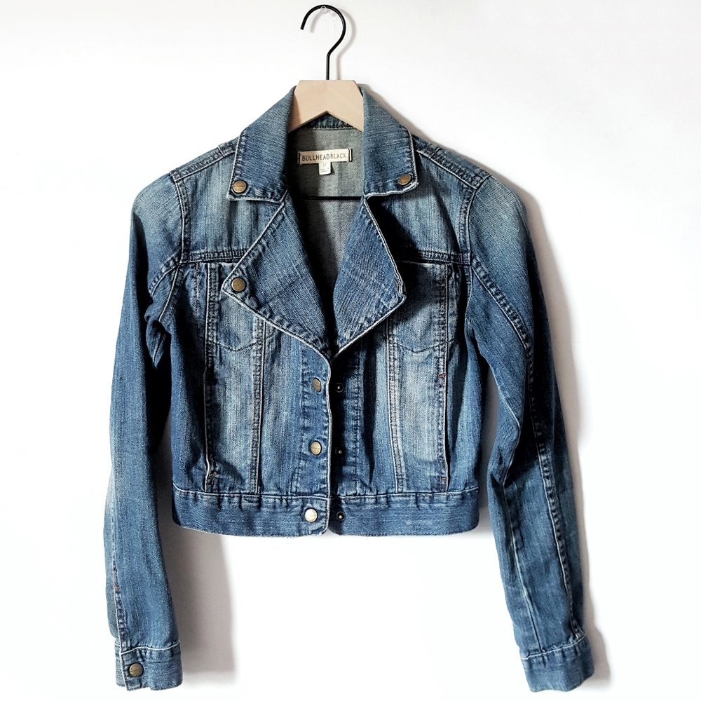 Denim Motorcycle Jacket by Bullhead